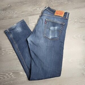 Levi's 513 Slim Straight Men's Jeans Dark Blue W34 L32